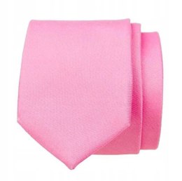 Różowy krawat męski śledź
