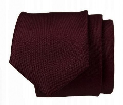 Dark burgundy slim men's tie