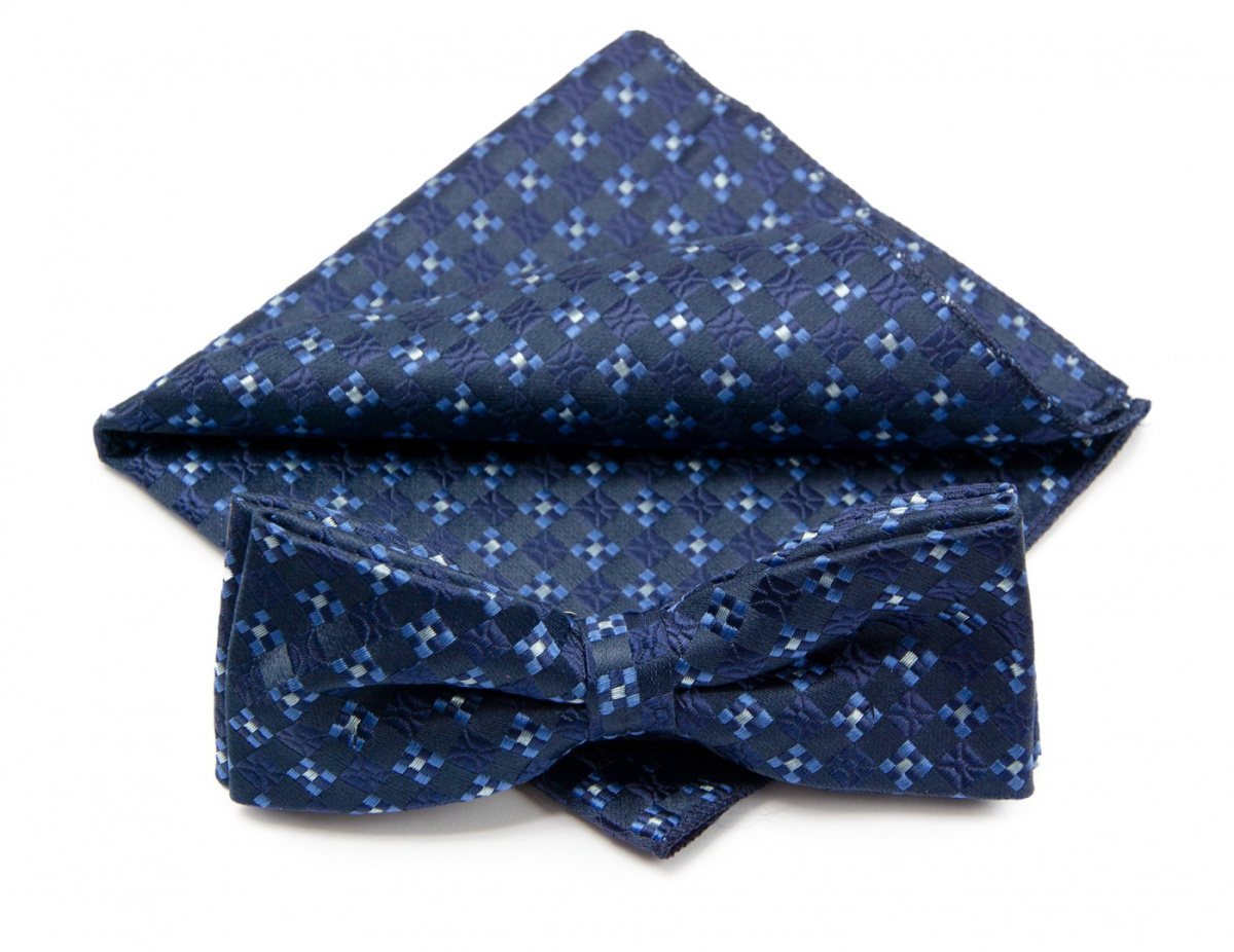 Bow Tie Victorio + pocket square Lux 094