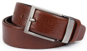 Victorio brown men's belt