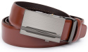 Victorio leather belt for men from the Lux series in brown color