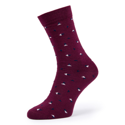 Socks Victorio maroon